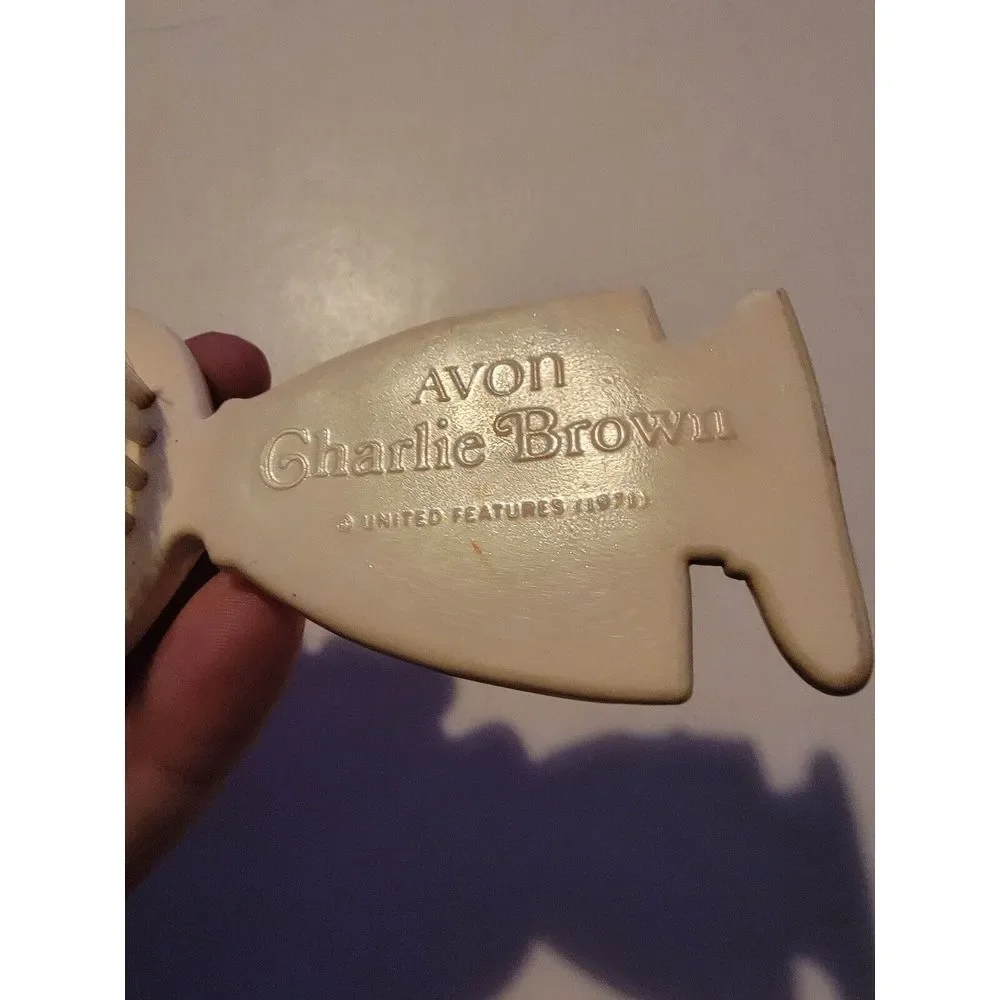 Avon Scrub Bath Hair Brush Charlie Brown United Features 1971‎ Vintage Peanuts